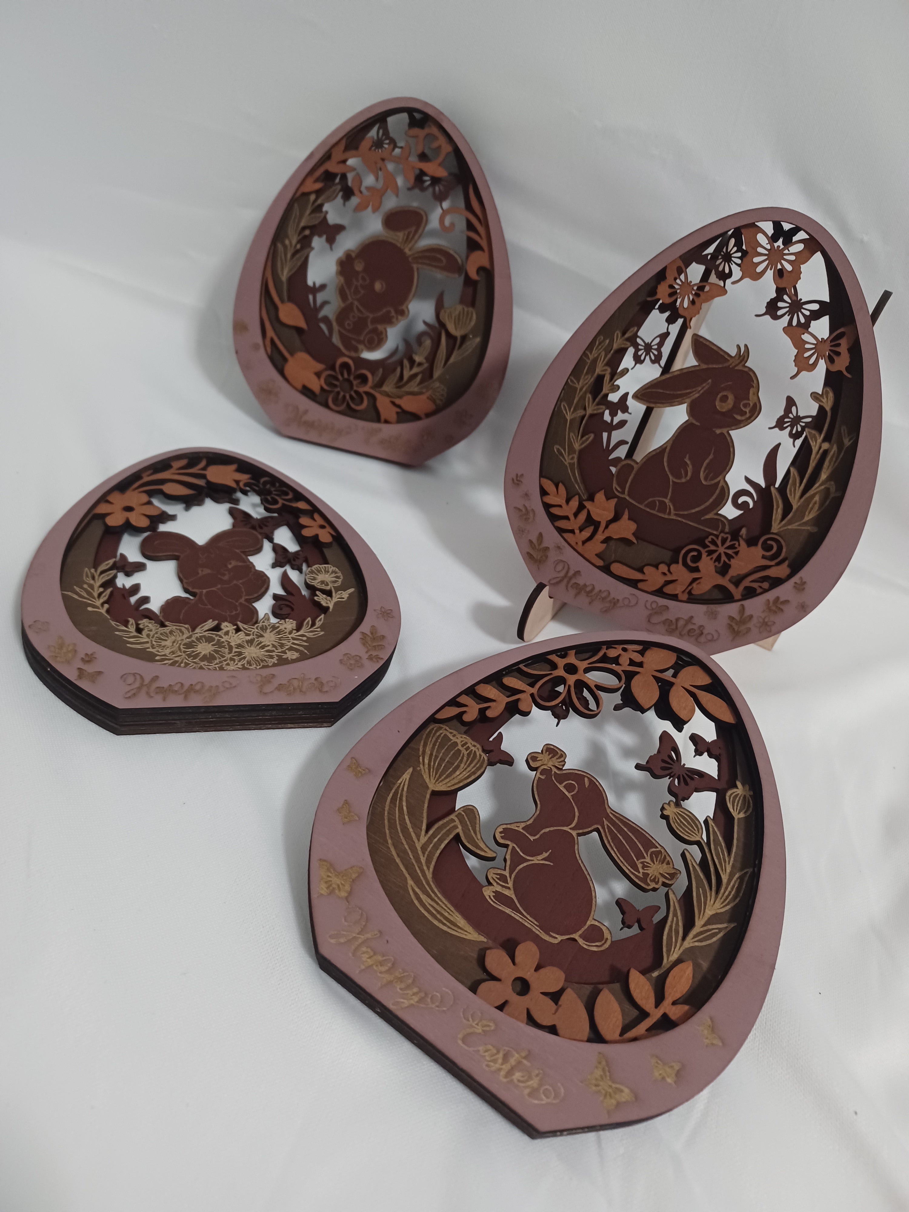 Wood Easter Eggs