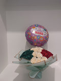 50 Ribbon Rose Bouquet