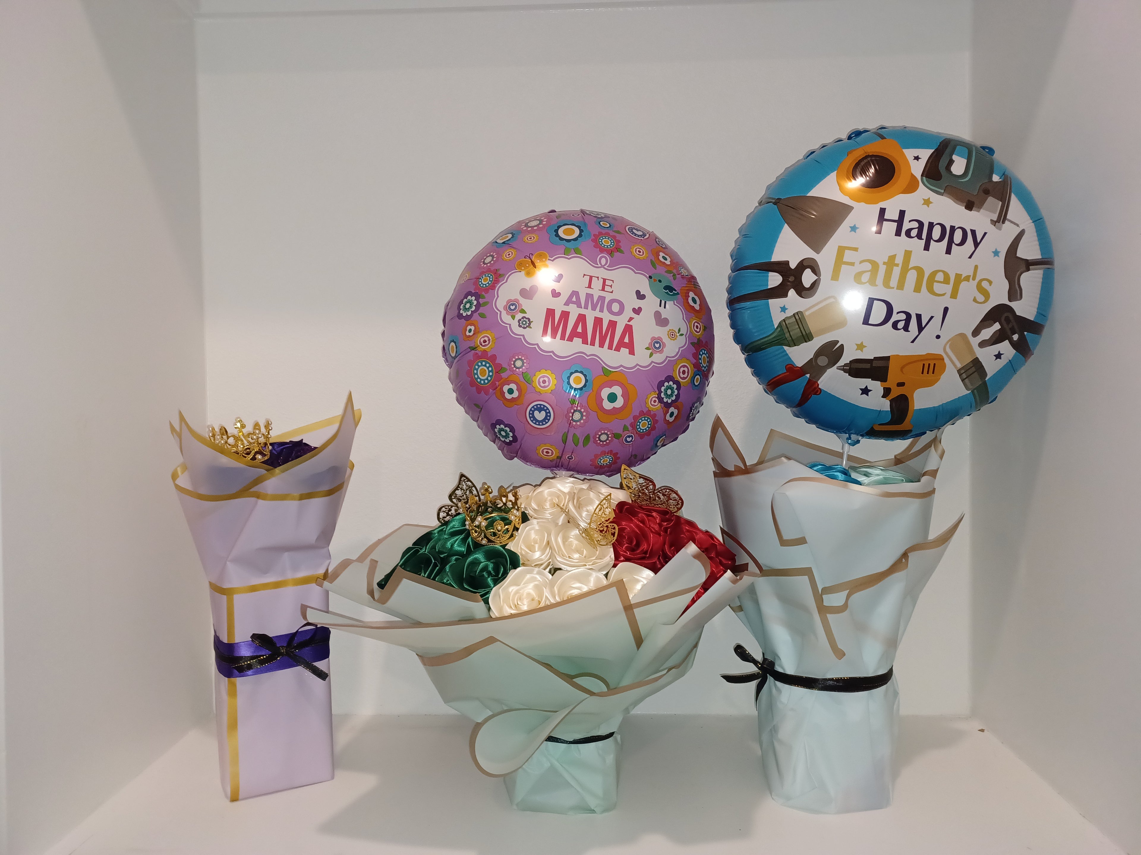 Ribbon Rose Bouquet Addons