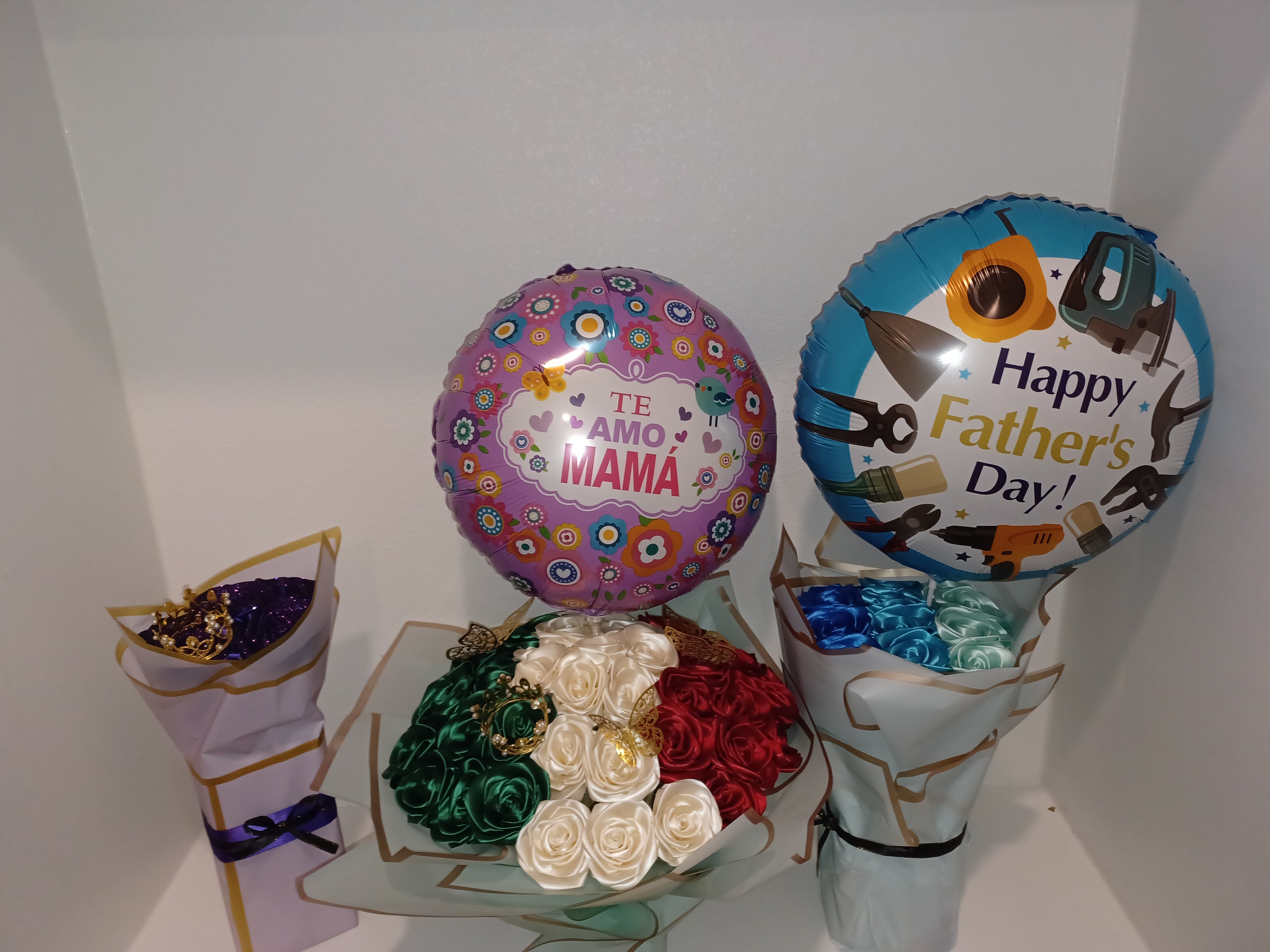 Ribbon Rose Bouquet Addons