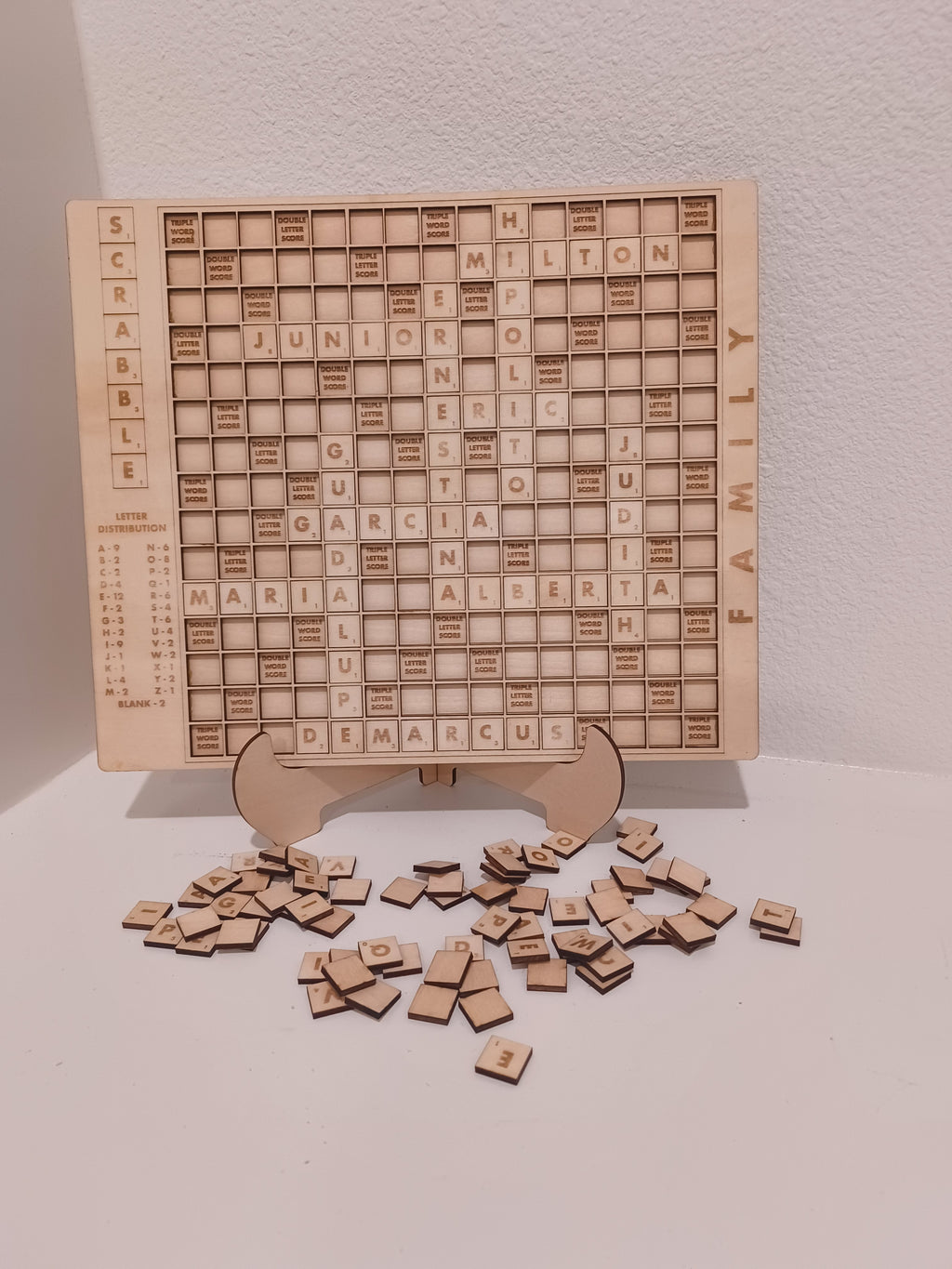 Custom Scrabble Display