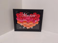 Rose Shadow Box 8x10