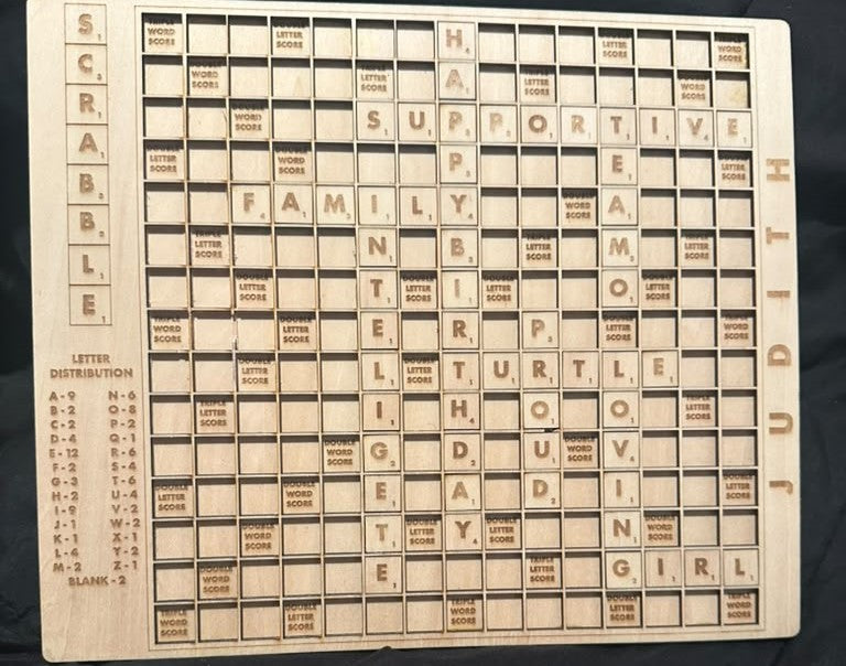 Custom Scrabble Display