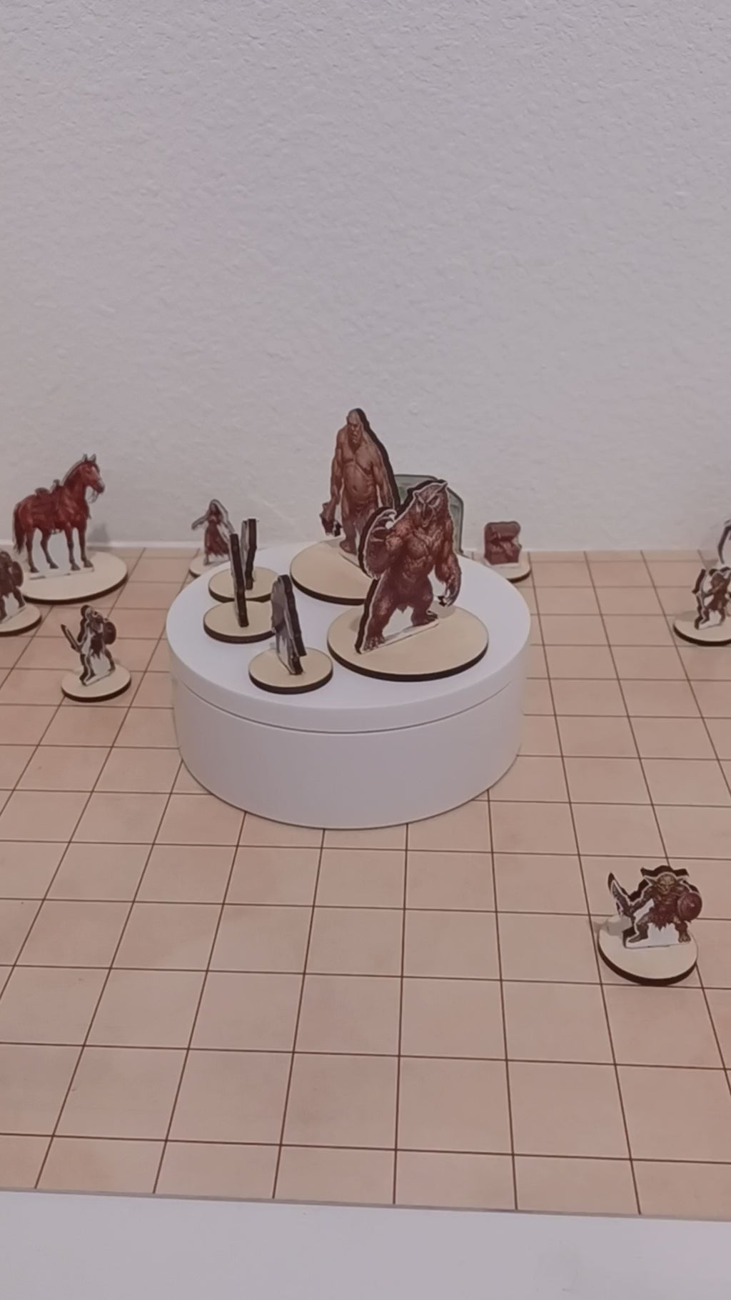 Dungeons and Dragons Wood Minis