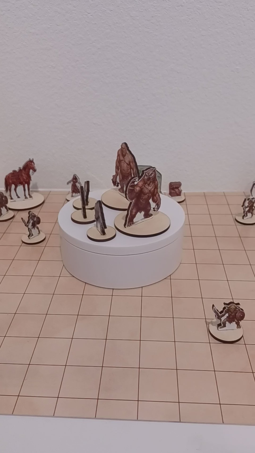 Dungeons and Dragons Wood Minis